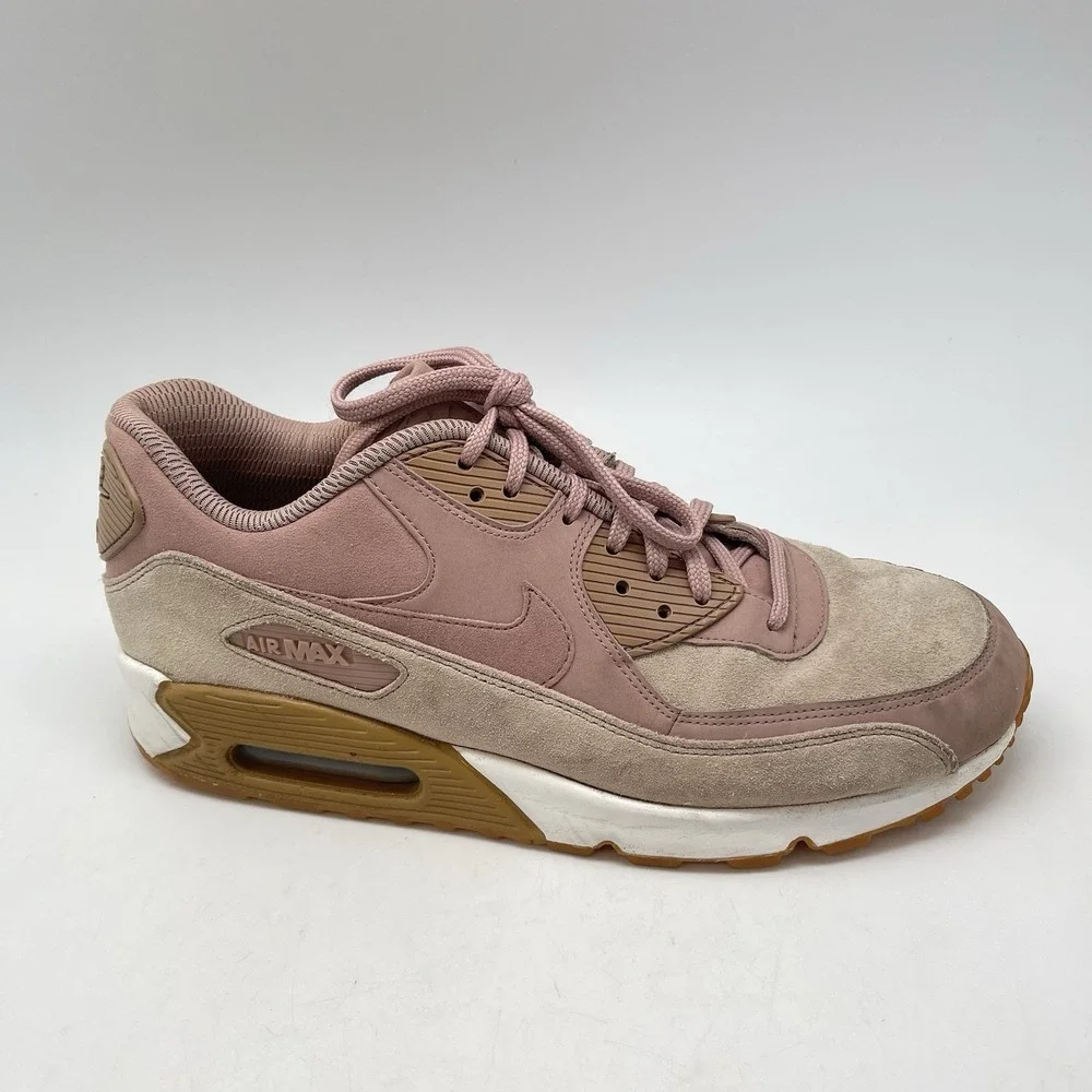 Nike Sneakers Womens 11 Air‎ Max 90 SE 881105-601 Pink Athletic Casual Shoes